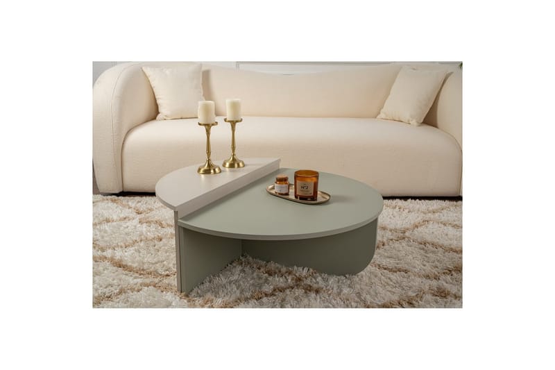 Sohvapöytä Mukund Tuhkanvihreä hiekkakivi - Tuhkanvihreä hiekkakivi - Huonekalut - Pöytä & ruokailuryhmä - Sohvapöytä