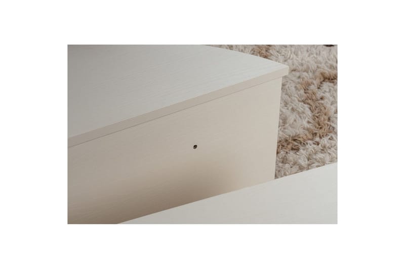 Sohvapöytä Mukund Puu Valkoinen - Puu Valkoinen - Huonekalut - Pöytä & ruokailuryhmä - Apupöytä & sivupöytä - Sarjapöytä