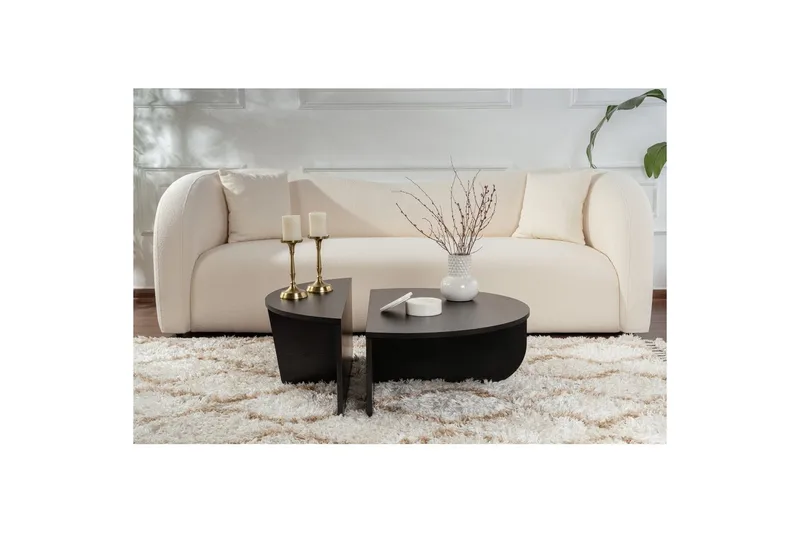 Sohvapöytä Mukund Puu Musta - Puu Musta - Huonekalut - Pöytä & ruokailuryhmä - Apupöytä & sivupöytä - Sarjapöytä