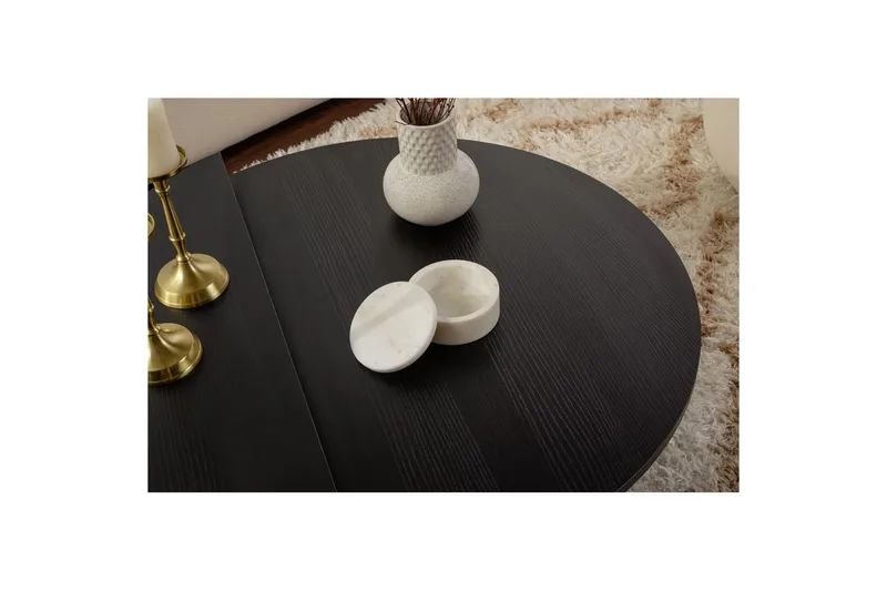 Sohvapöytä Mukund Puu Musta - Puu Musta - Huonekalut - Pöytä & ruokailuryhmä - Apupöytä & sivupöytä - Sarjapöytä