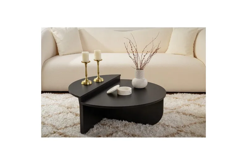 Sohvapöytä Mukund Puu Musta - Puu Musta - Huonekalut - Pöytä & ruokailuryhmä - Apupöytä & sivupöytä - Sarjapöytä