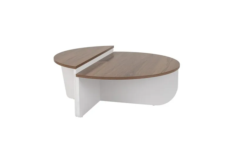 Sohvapöytä Mukund Pähkinävalkoinen, Pähkinävalkoinen