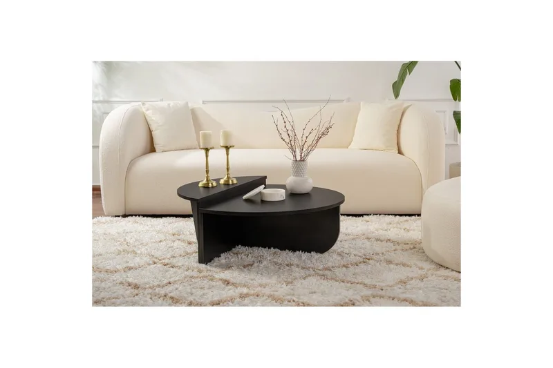 Sohvapöytä Mukund Puu Musta - Puu Musta - Huonekalut - Pöytä & ruokailuryhmä - Apupöytä & sivupöytä - Sarjapöytä