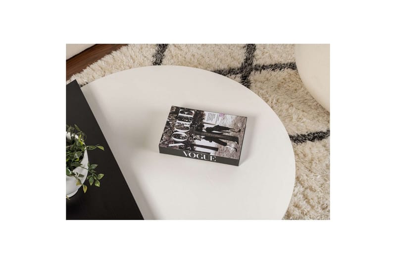 Sohvapöytä Mukund Puu Valkoinen Puu Musta - Puu Valkoinen Puu Musta - Huonekalut - Pöytä & ruokailuryhmä - Apupöytä & sivupöytä - Sarjapöytä