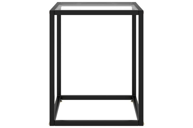 Sohvapöytä musta karkaistu lasi 40x40x50 cm - Huonekalut - Pöytä & ruokailuryhmä - Sohvapöytä