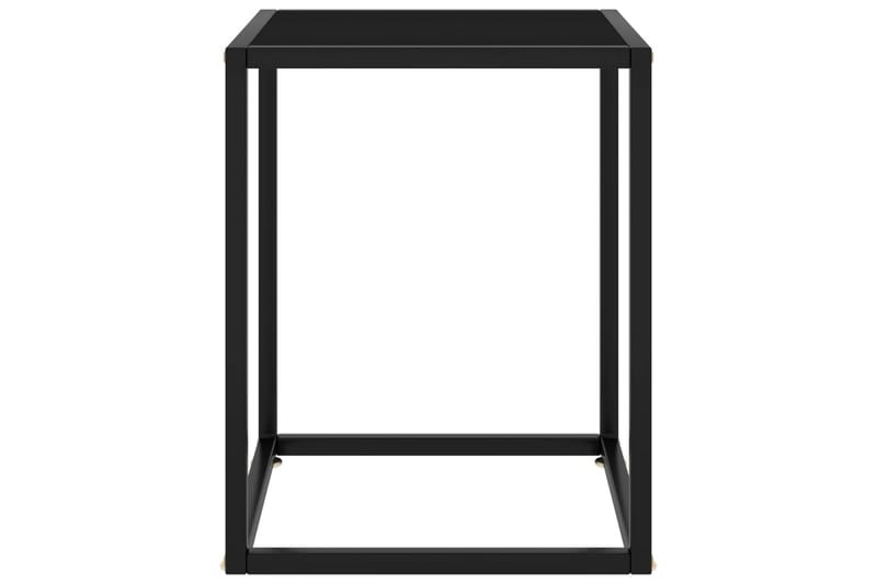Sohvapöytä musta lasi 40x40x50 cm - Huonekalut - Pöytä & ruokailuryhmä - Sohvapöytä