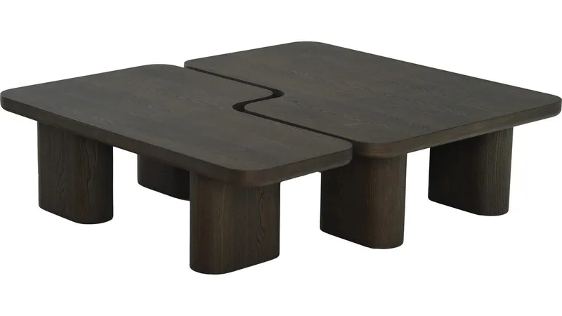 Sohvapöytä NFG Modulo 120x90 cm Brun 120x90 cm - Ruskea - Huonekalut - Pöytä & ruokailuryhmä - Sohvapöytä