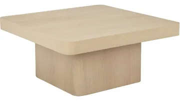 Sohvapöytä NFG Sköyen 90x90 cm Vitpigmenterat - Valkopigmentoitu - Huonekalut - Pöytä & ruokailuryhmä - Sohvapöytä