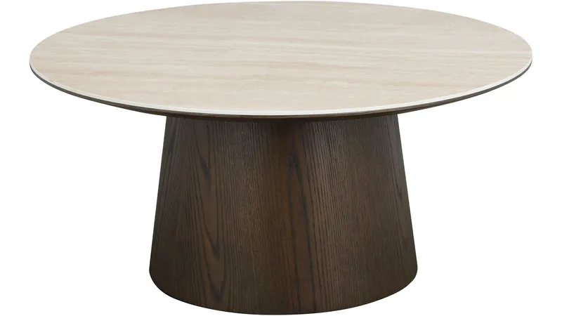 Sohvapöytä NFG Ullern Ø90 Dia 90 cm, Ruskea