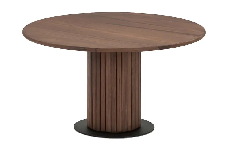 Noira pyöreä sohvapöytä 72 cm, Pähkinäpuu