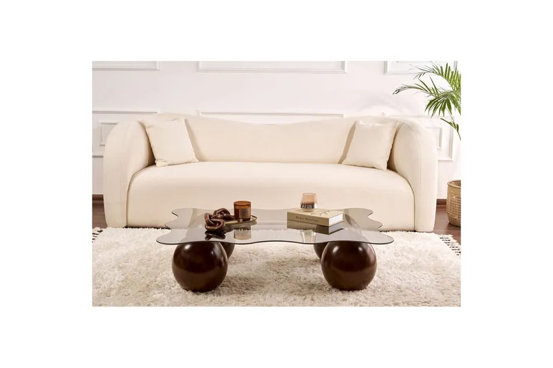 Sohvapöytä Nordure Elinville sohvapöytä 120 cm Ruskea - Huonekalut - Pöytä & ruokailuryhmä - Sohvapöytä