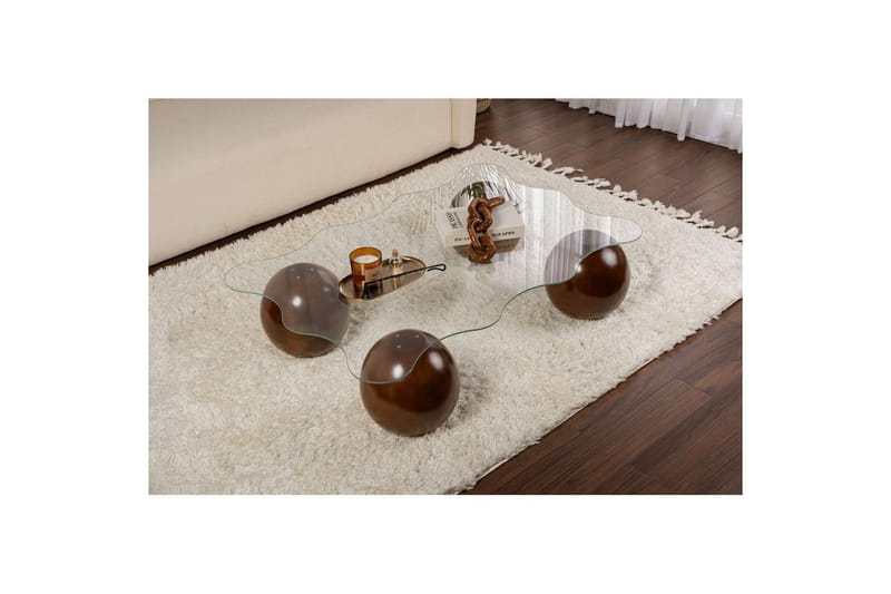 Sohvapöytä Nordure Elinville sohvapöytä 120 cm Vaaleanruskea - Huonekalut - Pöytä & ruokailuryhmä - Sohvapöytä