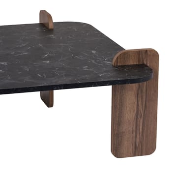 Sohvapöytä Nordure Marais (90 x 35 x 90 cm) Lotus-pähkinäpuu - Huonekalut - Pöytä & ruokailuryhmä - Sohvapöytä
