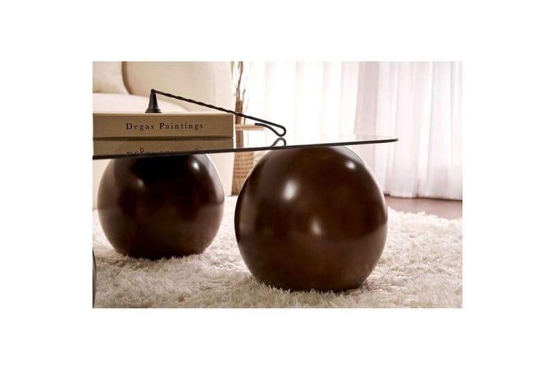 Sohvapöytä Nordure Maroulburg sohvapöytä 118 cm Pronssi,Ruskea - Huonekalut - Pöytä & ruokailuryhmä - Sohvapöytä