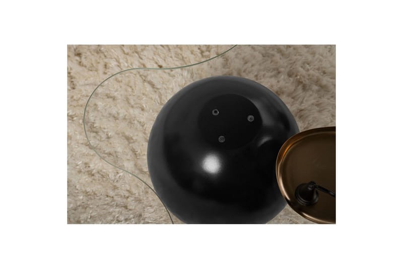 Sohvapöytä Nordure Sohvapöytä Elinville musta / läpinäkyvä Musta, valkoinen - Huonekalut - Pöytä & ruokailuryhmä - Sohvapöytä