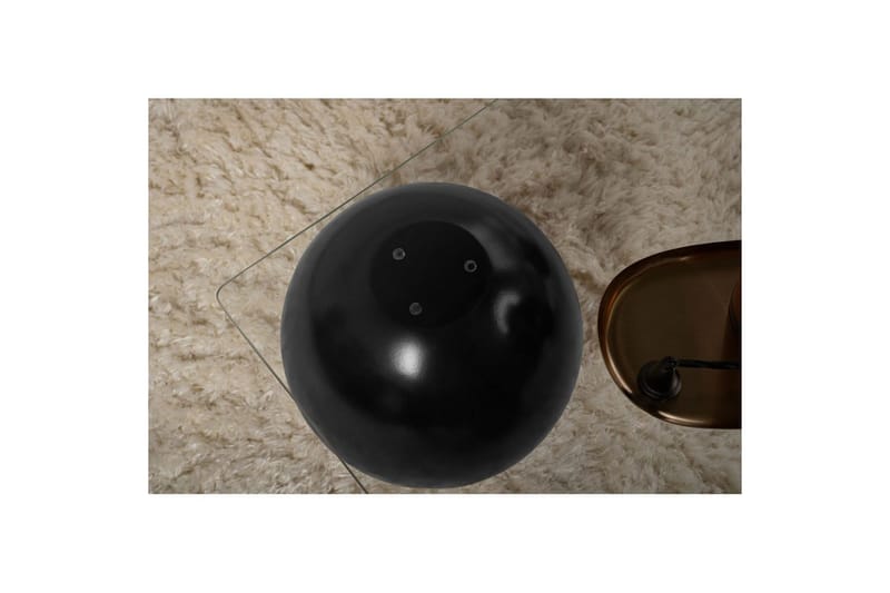 Sohvapöytä Nordure Sohvapöytä Koushik Musta / Läpinäkyvä Musta - Huonekalut - Pöytä & ruokailuryhmä - Sohvapöytä