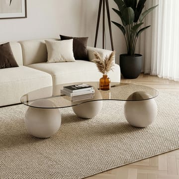 Sohvapöytä Nordure Sphere (120 x 30 x 70 cm) Cashmere-bronssi - Huonekalut - Pöytä & ruokailuryhmä - Sohvapöytä
