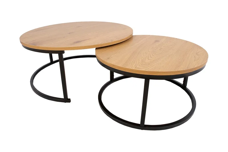 Pöytäsetti Britu 2 kpl Puunväri/Musta, undefined