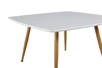 Plaza Sohvapöytä 80x80 cm - Valkoinen - Huonekalut - Pöytä & ruokailuryhmä - Sohvapöytä