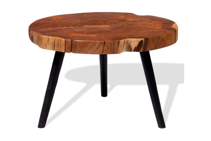 Puunrunko-sohvapöytä Akaasiapuu (55-60) x40 cm - Ruskea - Sohvapöytä
