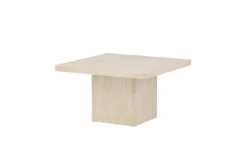 Sohvapöytä Qvart - beige, 80x80x46 - Huonekalut - Pöytä & ruokailuryhmä - Sohvapöytä