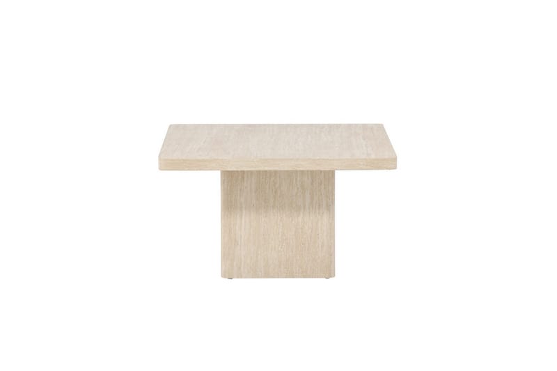 Sohvapöytä Qvart - beige, 80x80x46 - Huonekalut - Pöytä & ruokailuryhmä - Sohvapöytä