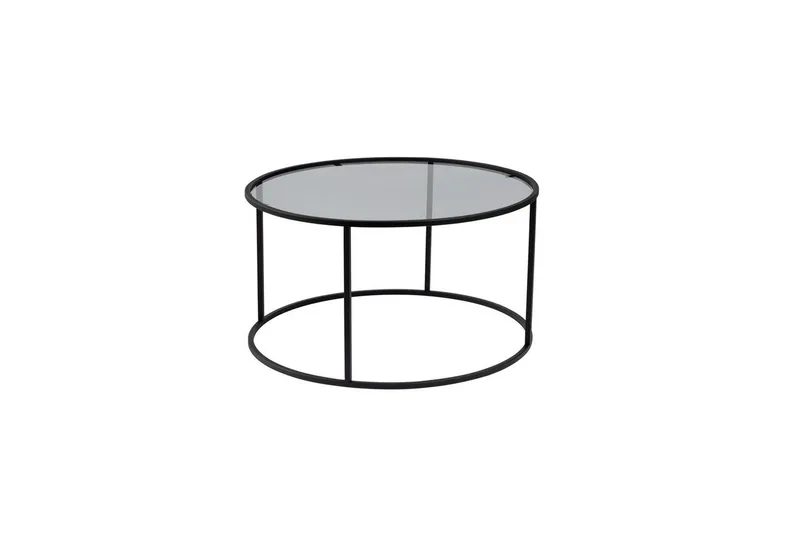 Sohvapöytä Rikiya Mustanharmaa, Mustanharmaa