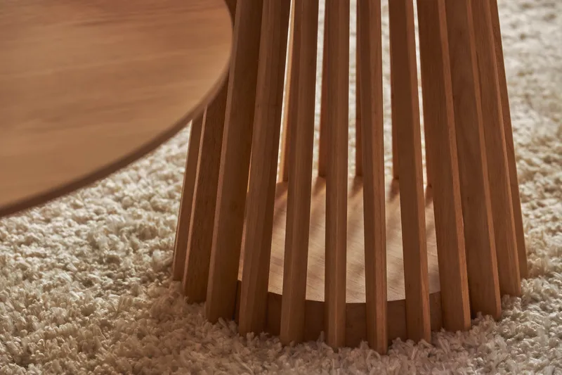 Ruokapöytä  Gontas 60 cm Pyöreä - Luonnonväri - Huonekalut - Pöytä & ruokailuryhmä - Sohvapöytä