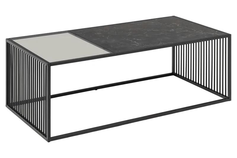 Sohvapöytä Saklani 120x60 cm - Musta - Huonekalut - Pöytä & ruokailuryhmä - Sohvapöytä