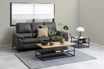 Sohvapöytä Saloni 55x55 cm - Luonnollinen - Huonekalut - Pöytä & ruokailuryhmä - Sohvapöytä - Sohvapöytä säilytystilalla