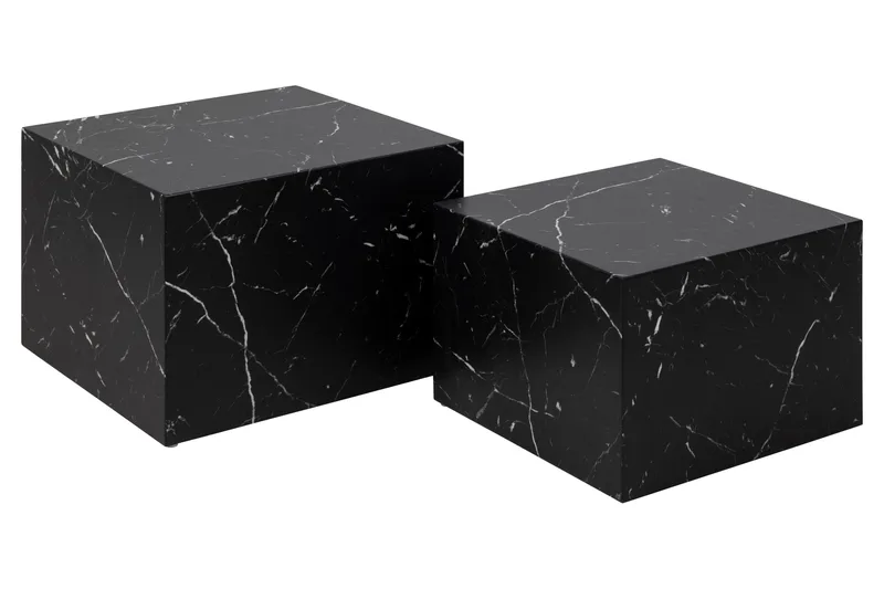 Sohvapöytä Samon 58x58 cm, Musta