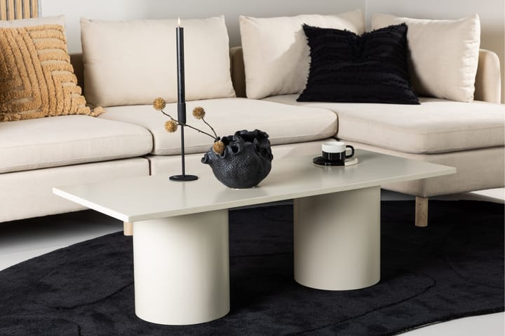 Sandvika Sohvapöytä 120x50 cm Beige - Venture Home - Sohvapöytä