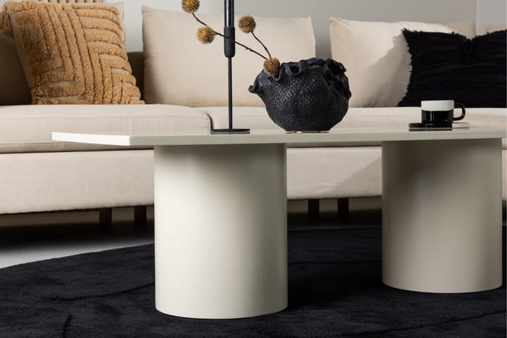 Sandvika Sohvapöytä 120x50 cm Beige - Venture Home - Sohvapöytä