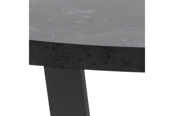 Sohvapöytä Sansi 77 cm Pyöreä - Musta - Sohvapöytä