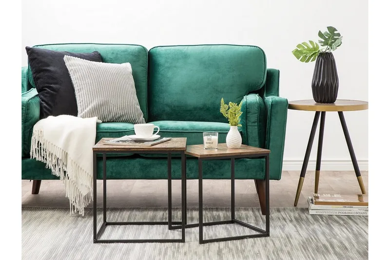 Sarjapöytä 2:n setti Denny - Puu/Luonnonväri - Huonekalut - Pöytä & ruokailuryhmä - Sohvapöytä