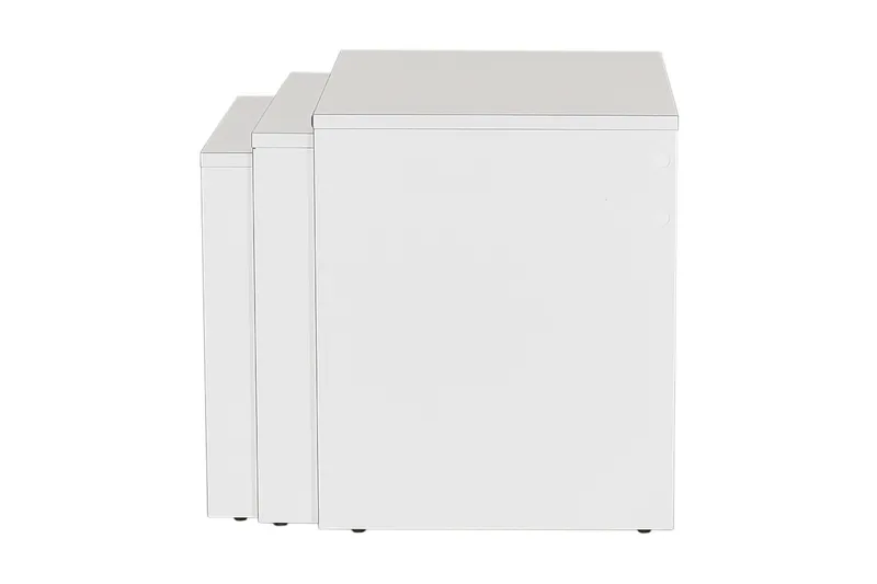 Sarjapöytä 55 cm - Valkoinen - Huonekalut - Pöytä & ruokailuryhmä - Sohvapöytä