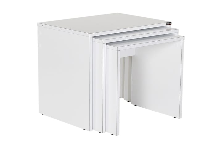 Sarjapöytä 55 cm - Valkoinen - Sarjapöytä - Sohvapöytä