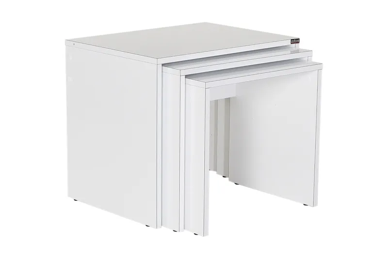 Sarjapöytä 55 cm - Valkoinen - Huonekalut - Pöytä & ruokailuryhmä - Sohvapöytä