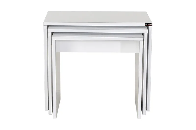 Sarjapöytä 55 cm - Valkoinen - Huonekalut - Pöytä & ruokailuryhmä - Sohvapöytä