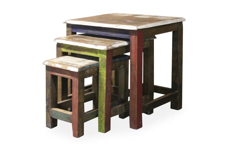 Sarjapöytä Albos 48 cm - Akaasia Ruskea - Huonekalut - Pöytä & ruokailuryhmä - Sohvapöytä