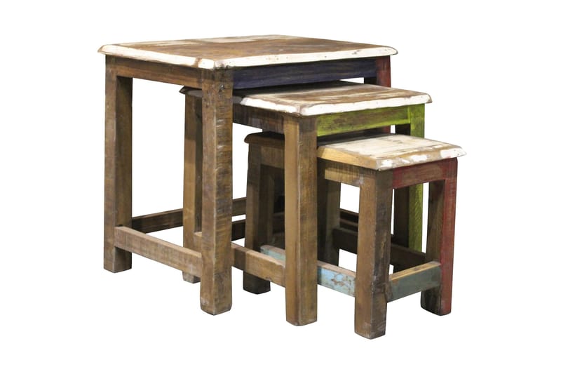 Sarjapöytä Albos 48 cm - Akaasia Ruskea - Huonekalut - Pöytä & ruokailuryhmä - Sohvapöytä