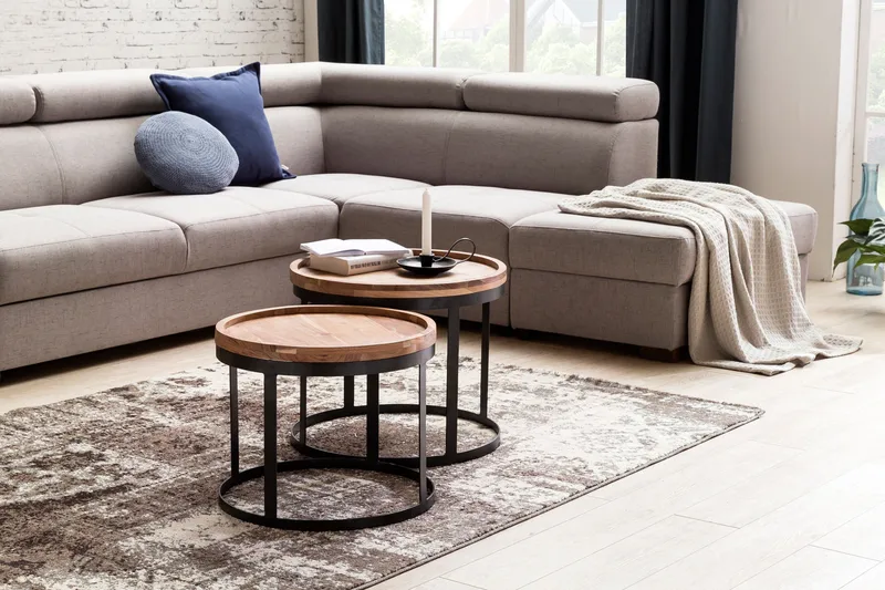 Sarjapöytä Amilliah 2-pak, Puu/Luonnonväri