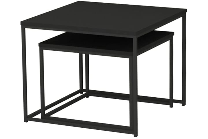 Sarjapöytä Brolopp 55 cm 2 pöytää - Musta - Sarjapöytä - Sohvapöytä