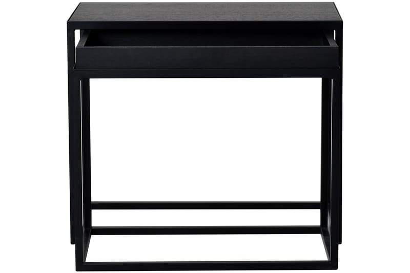 Sarjapöytä Brolopp 60 cm 2 pöytää - Musta - Huonekalut - Pöytä & ruokailuryhmä - Sohvapöytä