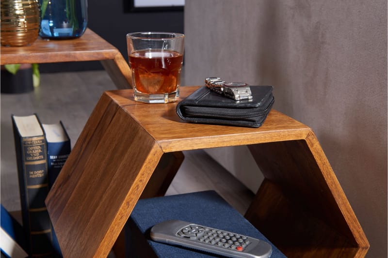 Sarjapöytä Desbien 46 cm 2 pöytää - Massiivi Puu/Ruskea - Huonekalut - Pöytä & ruokailuryhmä - Sohvapöytä