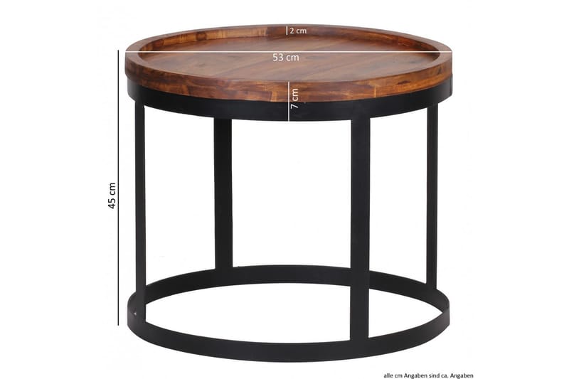 Sarjapöytä Fosher 2-pak - Puu/Luonnonväri - Huonekalut - Pöytä & ruokailuryhmä - Sohvapöytä