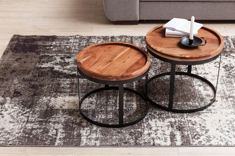 Sarjapöytä Fosher 2-pak - Puu/Luonnonväri - Huonekalut - Pöytä & ruokailuryhmä - Sohvapöytä