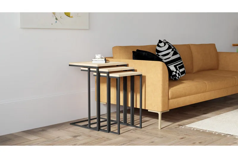 Sarjapöytä Jamal 40x61,8x40 cm - Sininen - Huonekalut - Pöytä & ruokailuryhmä - Sohvapöytä