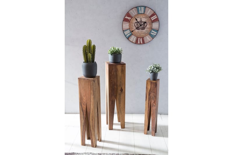 Sarjapöytä Leim 3-pak - Puu/Luonnonväri - Huonekalut - Pöytä & ruokailuryhmä - Sohvapöytä