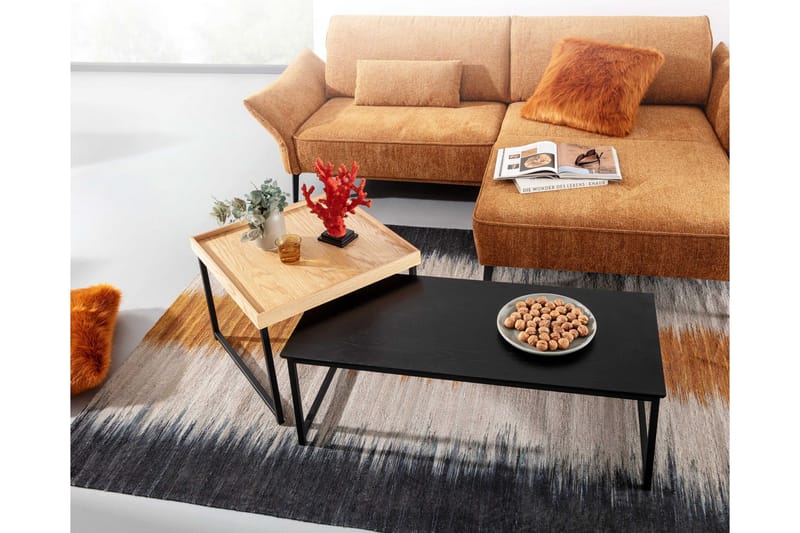 Sarjapöytä Rachid 110 cm Neliskulmainen - Luonnonväri - Huonekalut - Pöytä & ruokailuryhmä - Sohvapöytä